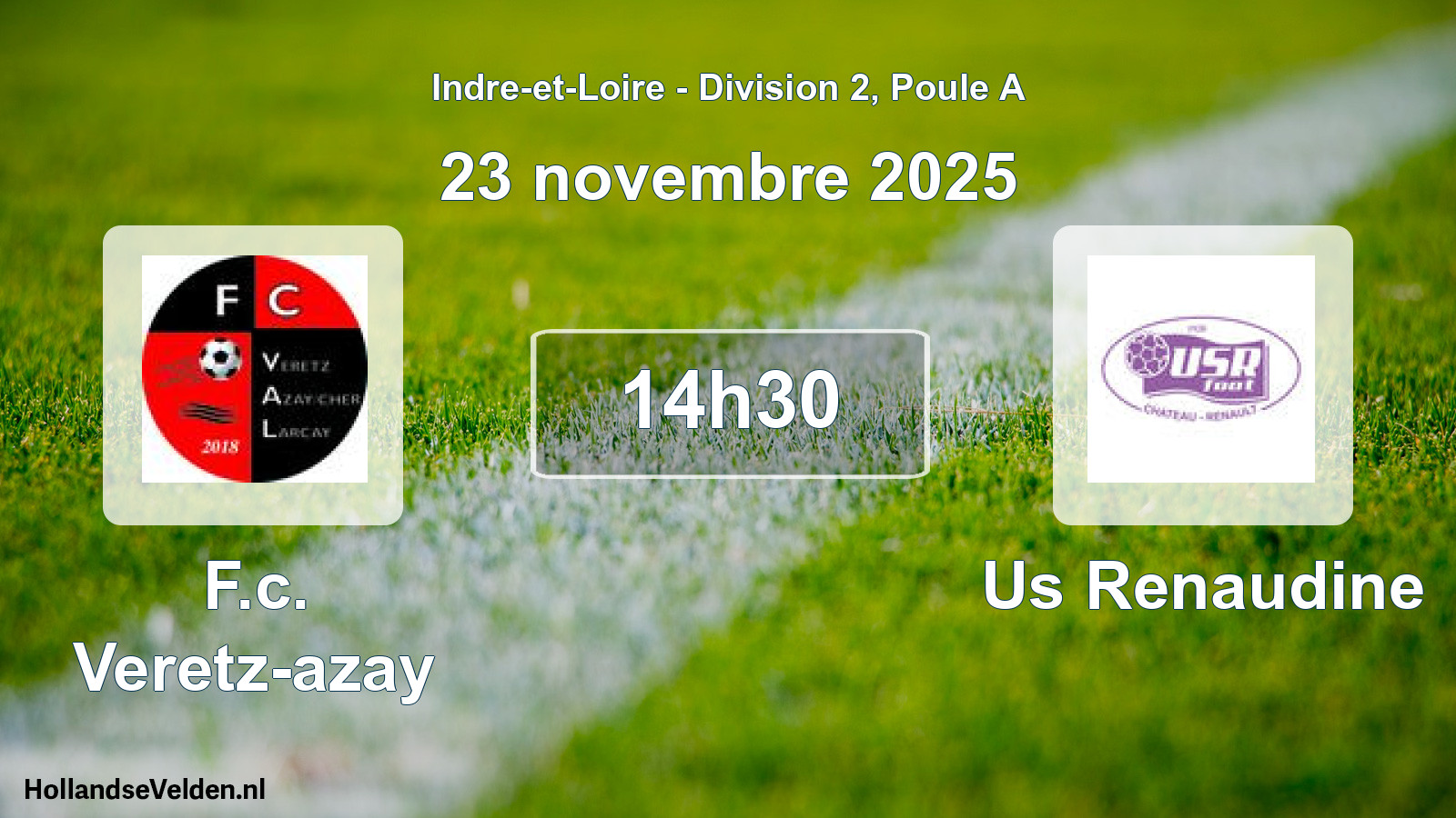 Scheduled Match: F.c. Veretz-azay - Us Renaudine (23 November 2025)