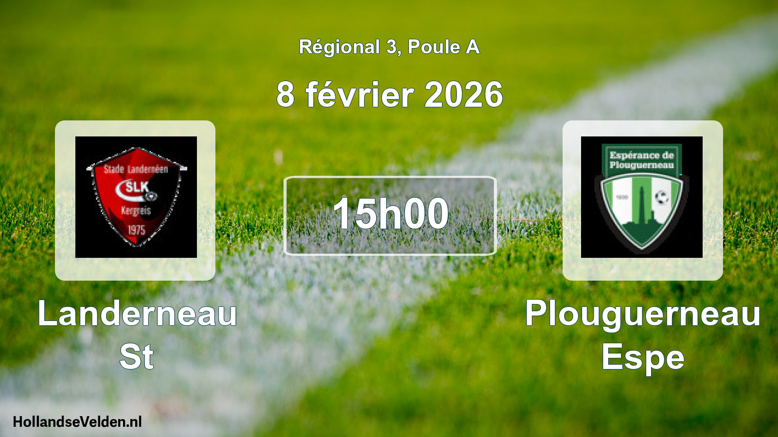 Scheduled Match: Landerneau St - Plouguerneau Espe (8 February 2026)