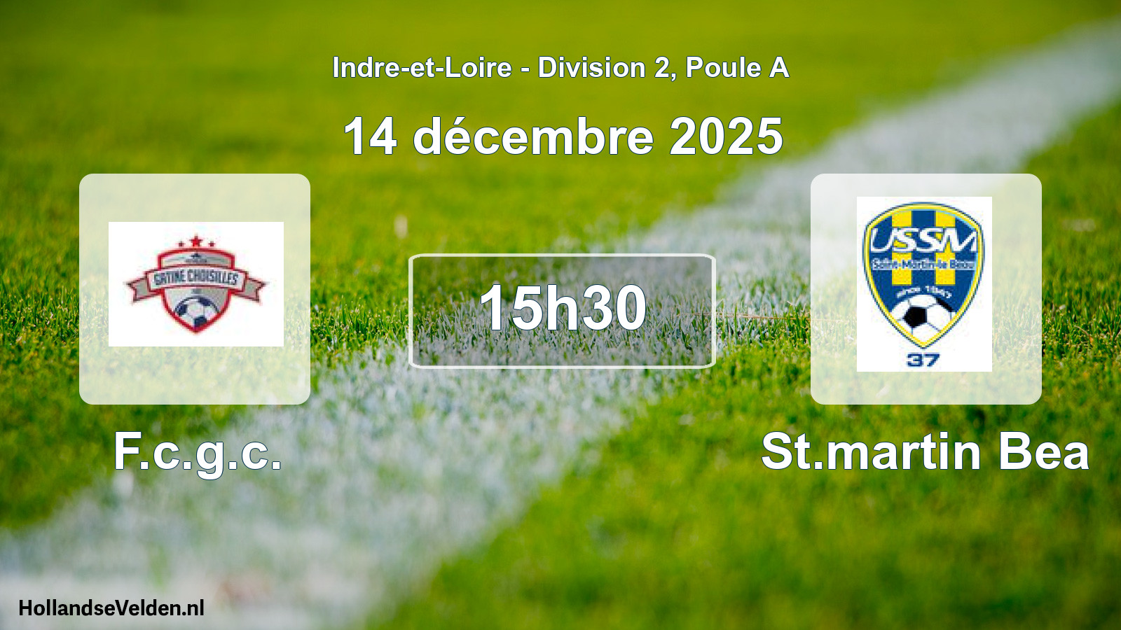 Scheduled Match: F.c.g.c. - St.martin Bea (14 December 2025)