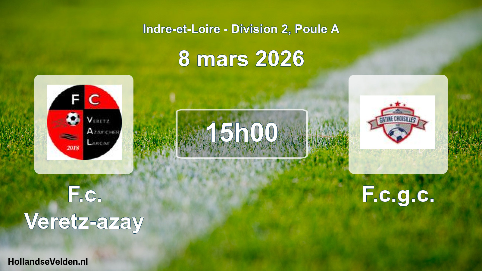 Scheduled Match: F.c. Veretz-azay - F.c.g.c. (8 March 2026)