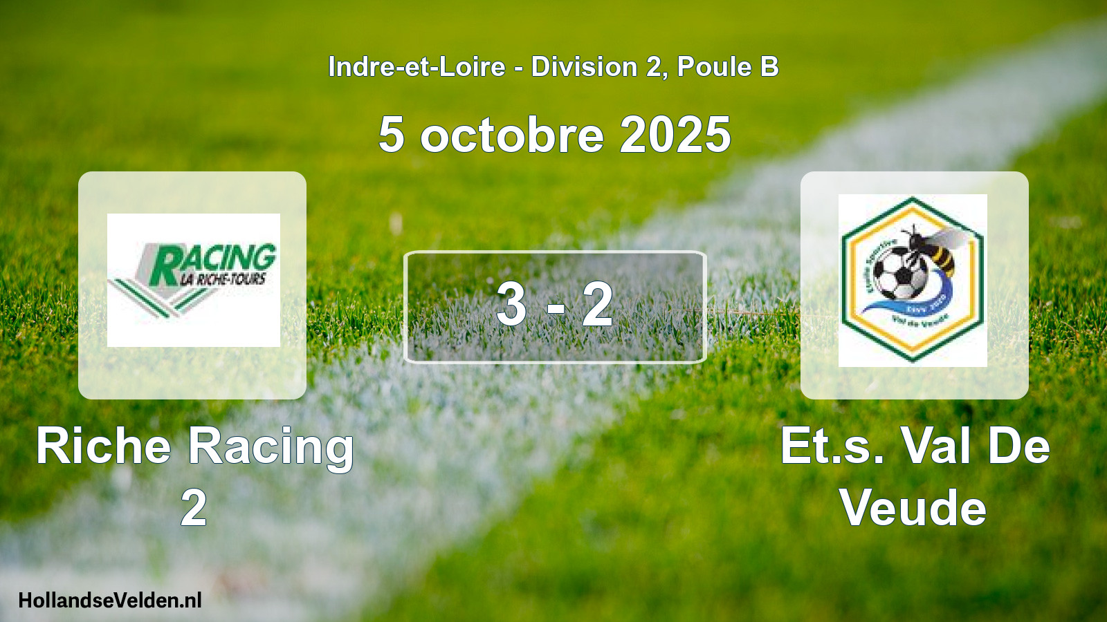 Total number of matches played: Riche Racing 2 - Et.s. Val De Veude 3 - 2 (5 October 2025)