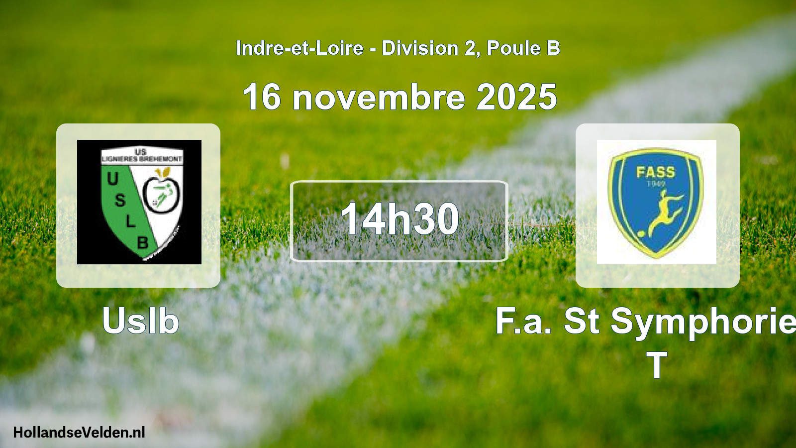 Scheduled Match: Uslb - F.a. St Symphorien T (16 November 2025)