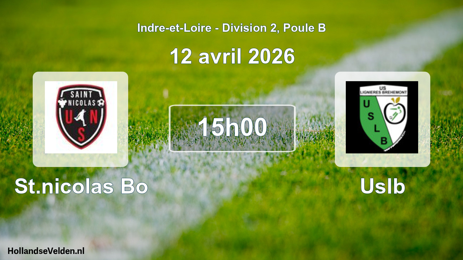 Scheduled Match: St.nicolas Bo - Uslb (12 April 2026)
