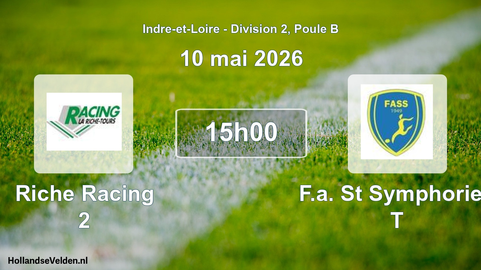 Geplande wedstrijd: Riche Racing 2 - F.a. St Symphorien T (10 mai 2026)