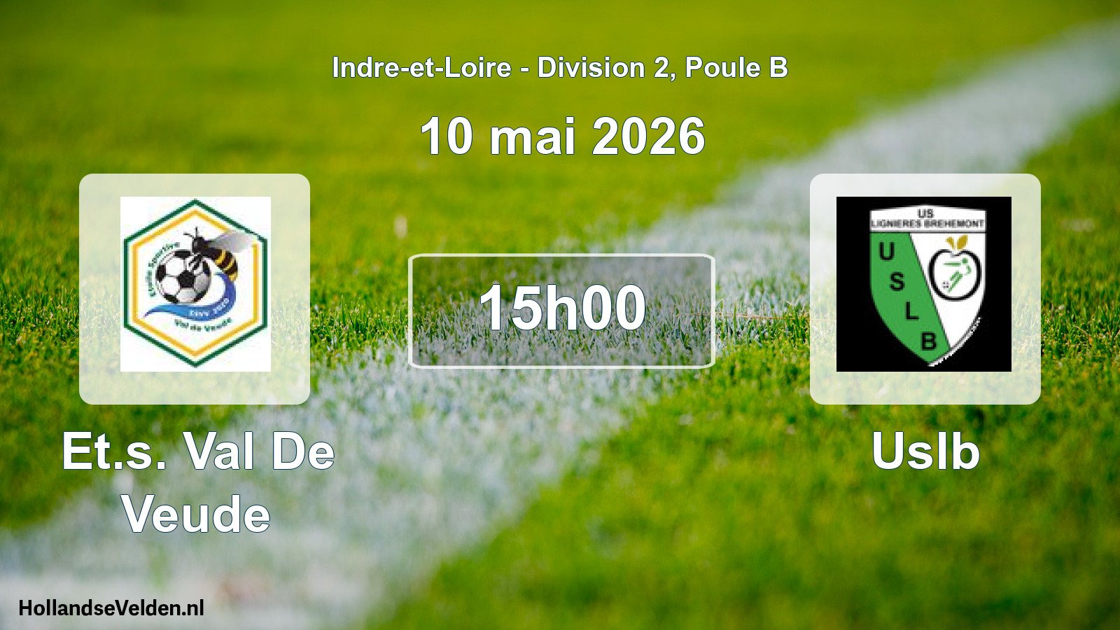 Scheduled Match: Et.s. Val De Veude - Uslb (10 May 2026)