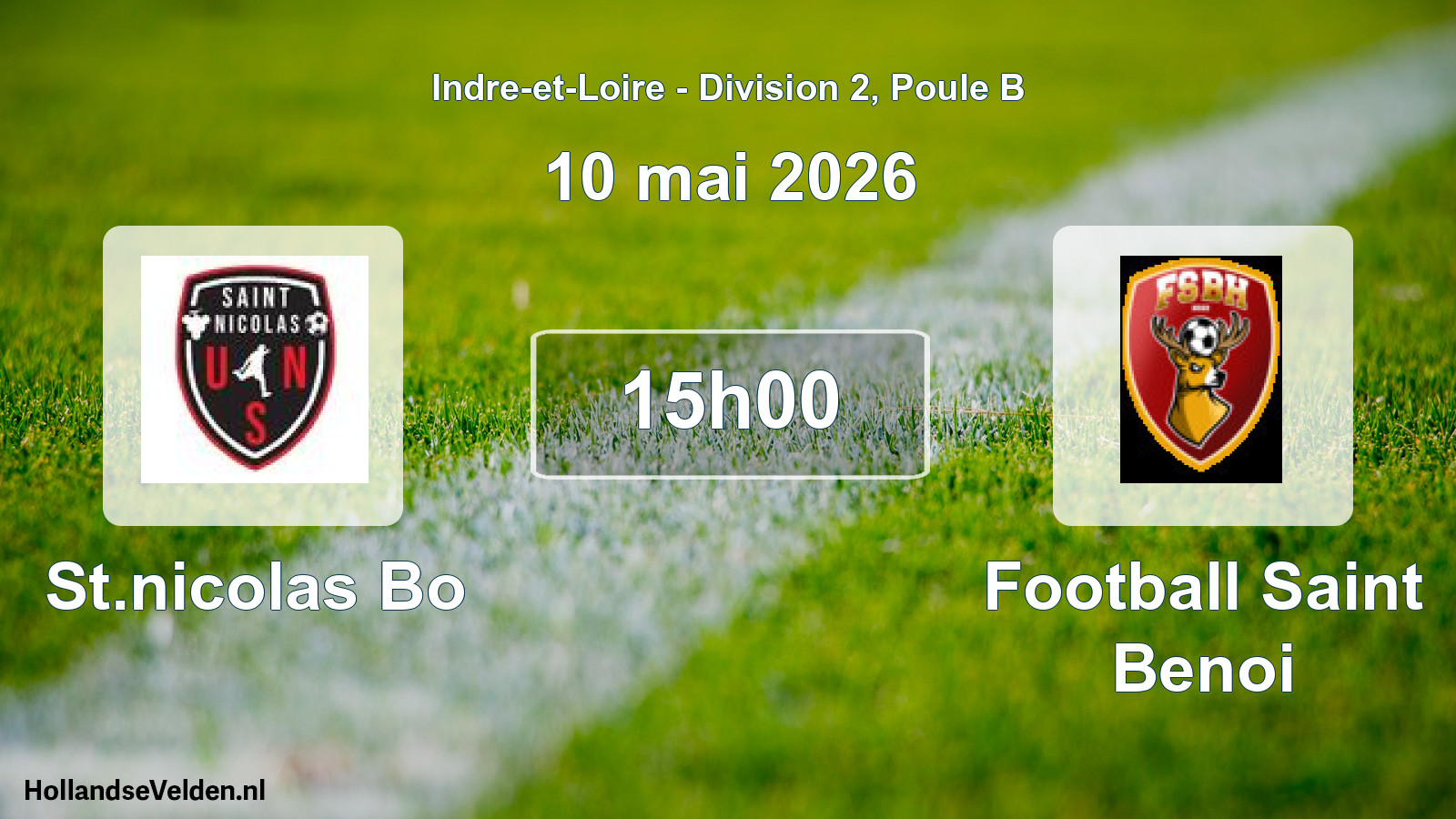 Scheduled Match: St.nicolas Bo - Football Saint Benoi (10 May 2026)