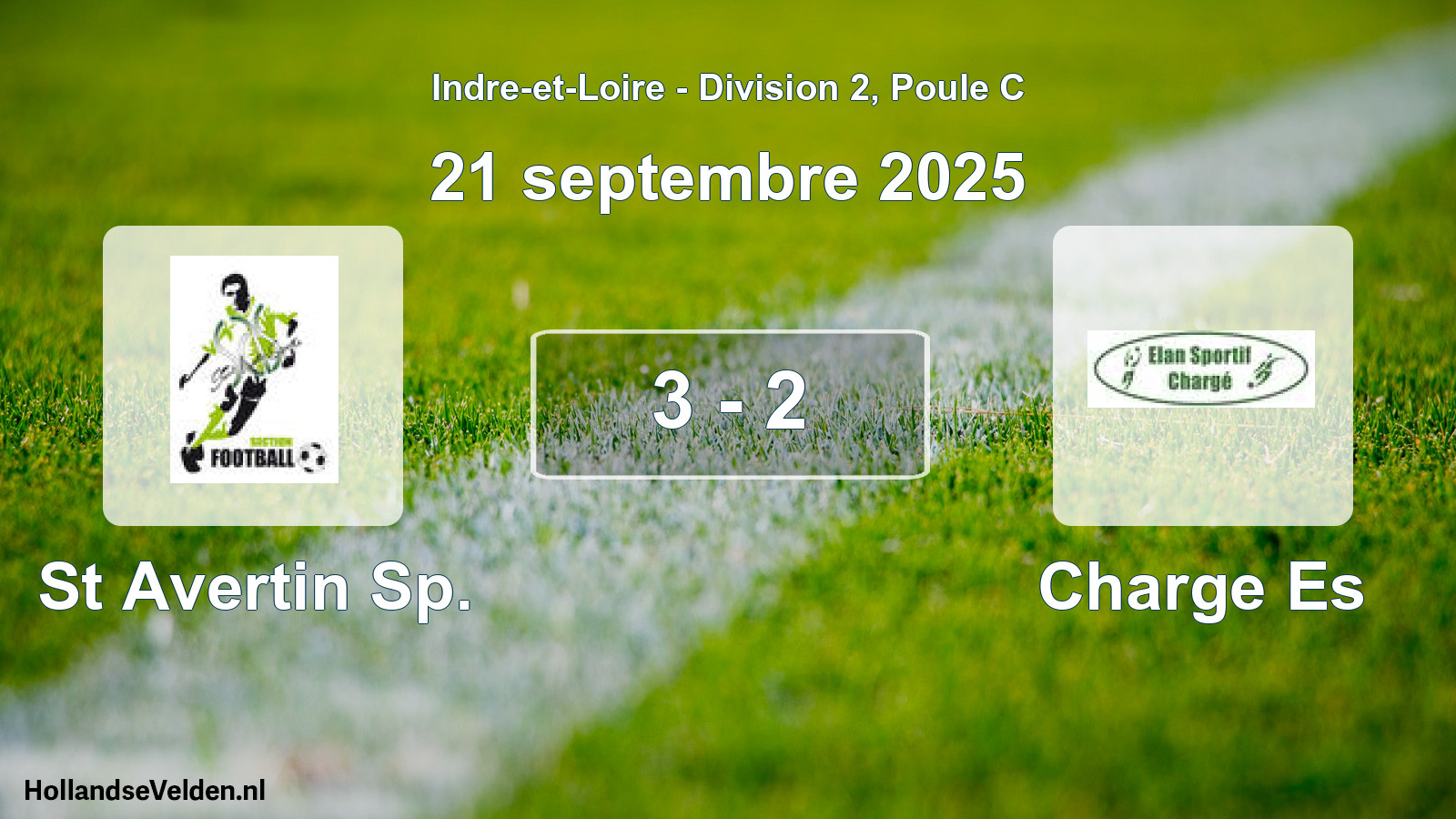 Gespeelde wedstrijd: St Avertin Sp. - Charge Es 3 - 2 (21 septembre 2025)