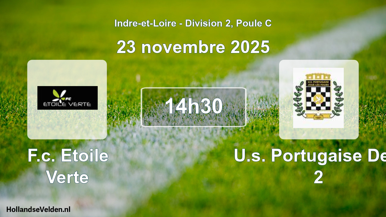 Geplande wedstrijd: F.c. Etoile Verte - U.s. Portugaise De J 2 (23 november 2025)