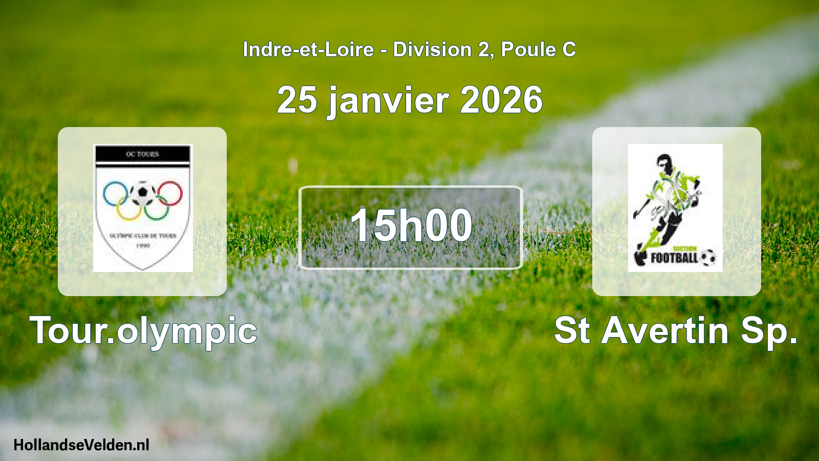 Geplande wedstrijd: Tour.olympic - St Avertin Sp. (25 janvier 2026)