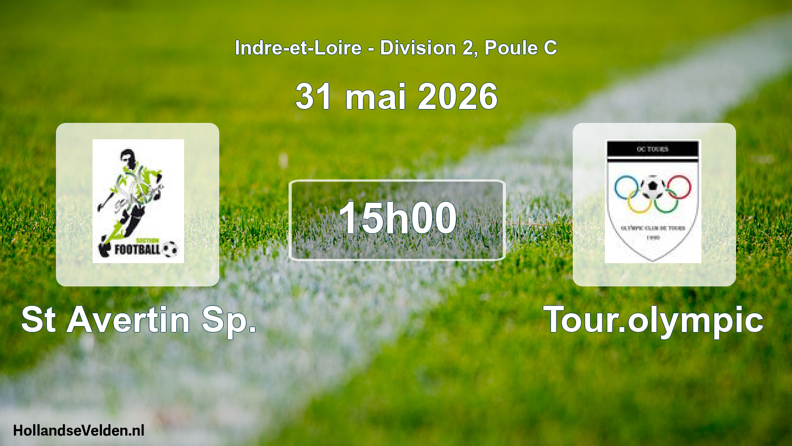 Scheduled Match: St Avertin Sp. - Tour.olympic (31 May 2026)