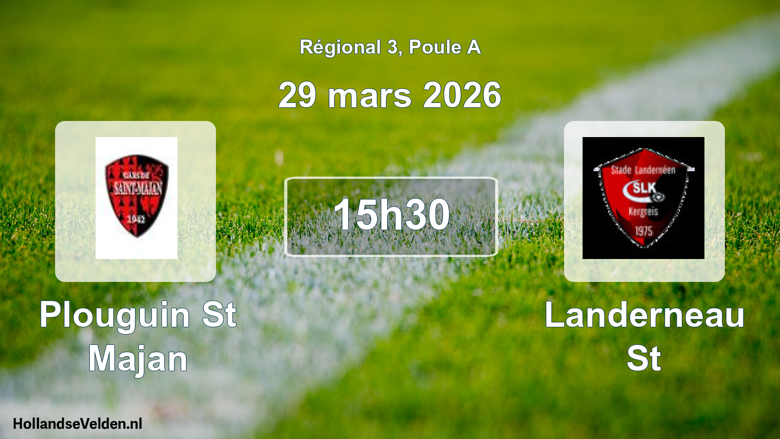 Scheduled Match: Plouguin St Majan - Landerneau St (29 March 2026)