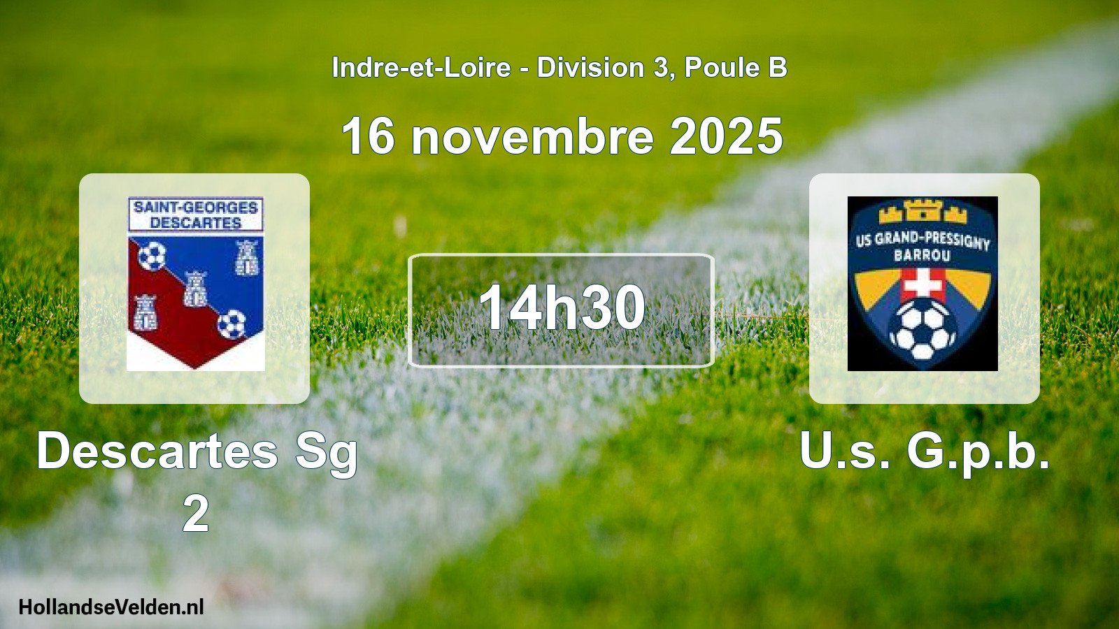Scheduled Match: Descartes Sg 2 - U.s. G.p.b. (16 November 2025)