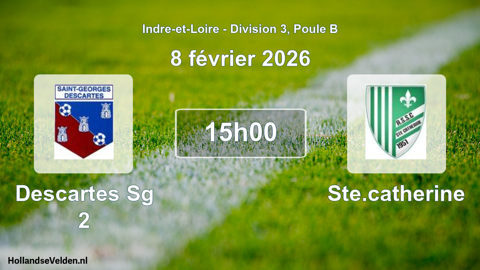 Scheduled Match: Descartes Sg 2 - Ste.catherine (8 February 2026)