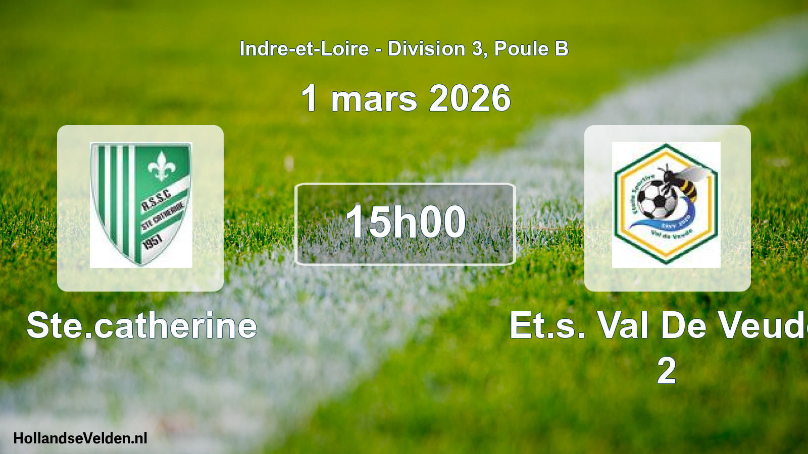Scheduled Match: Ste.catherine - Et.s. Val De Veude 2 (1 March 2026)