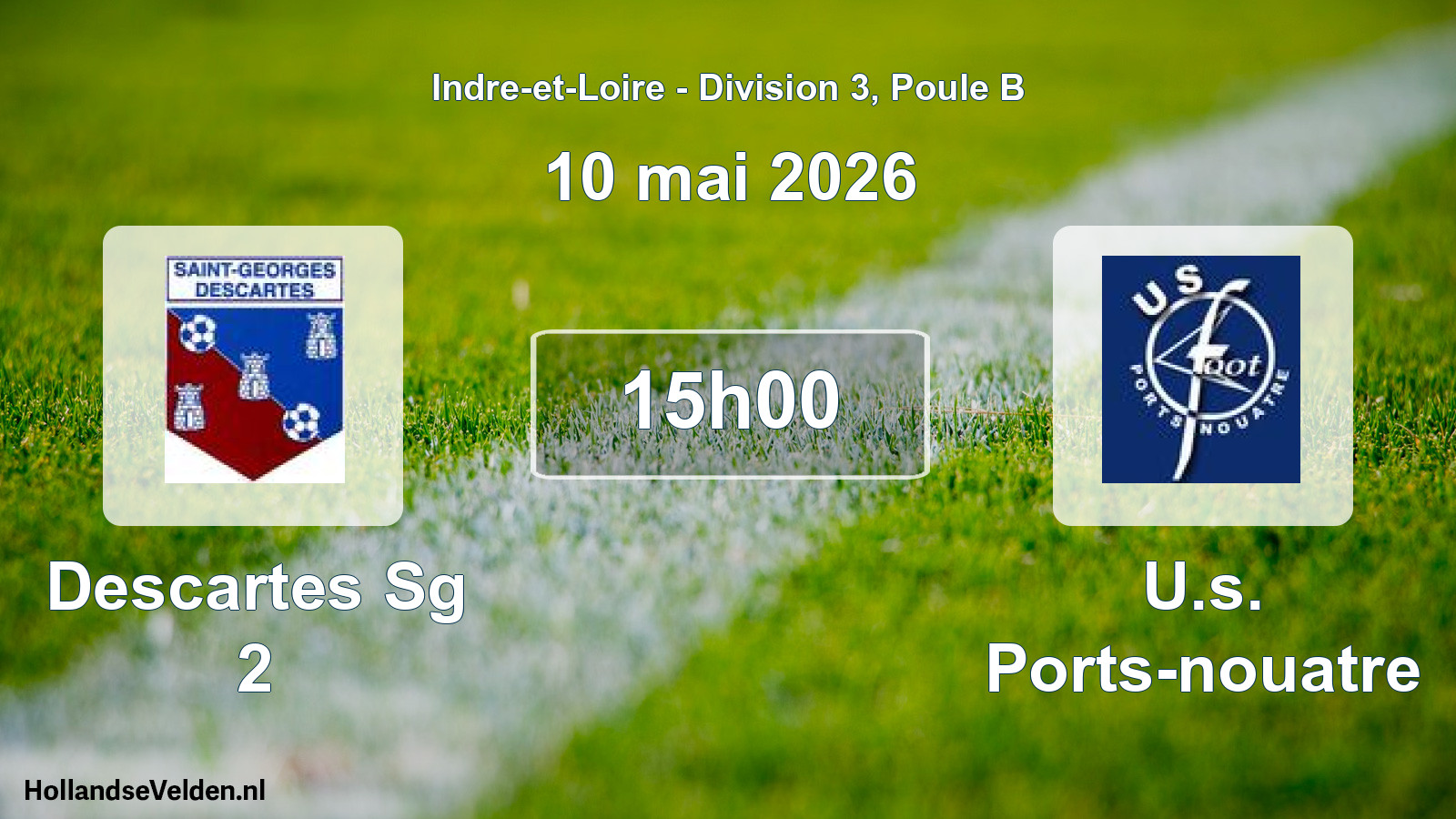 Geplande wedstrijd: Descartes Sg 2 - U.s. Ports-nouatre (10 mai 2026)