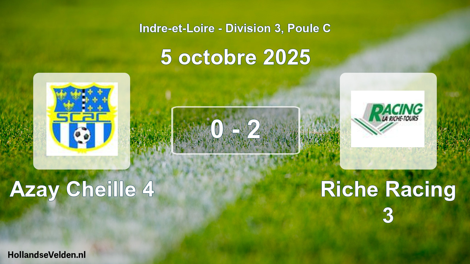 Total number of matches played: Azay Cheille 4 - Riche Racing 3 0 - 2 (5 October 2025)