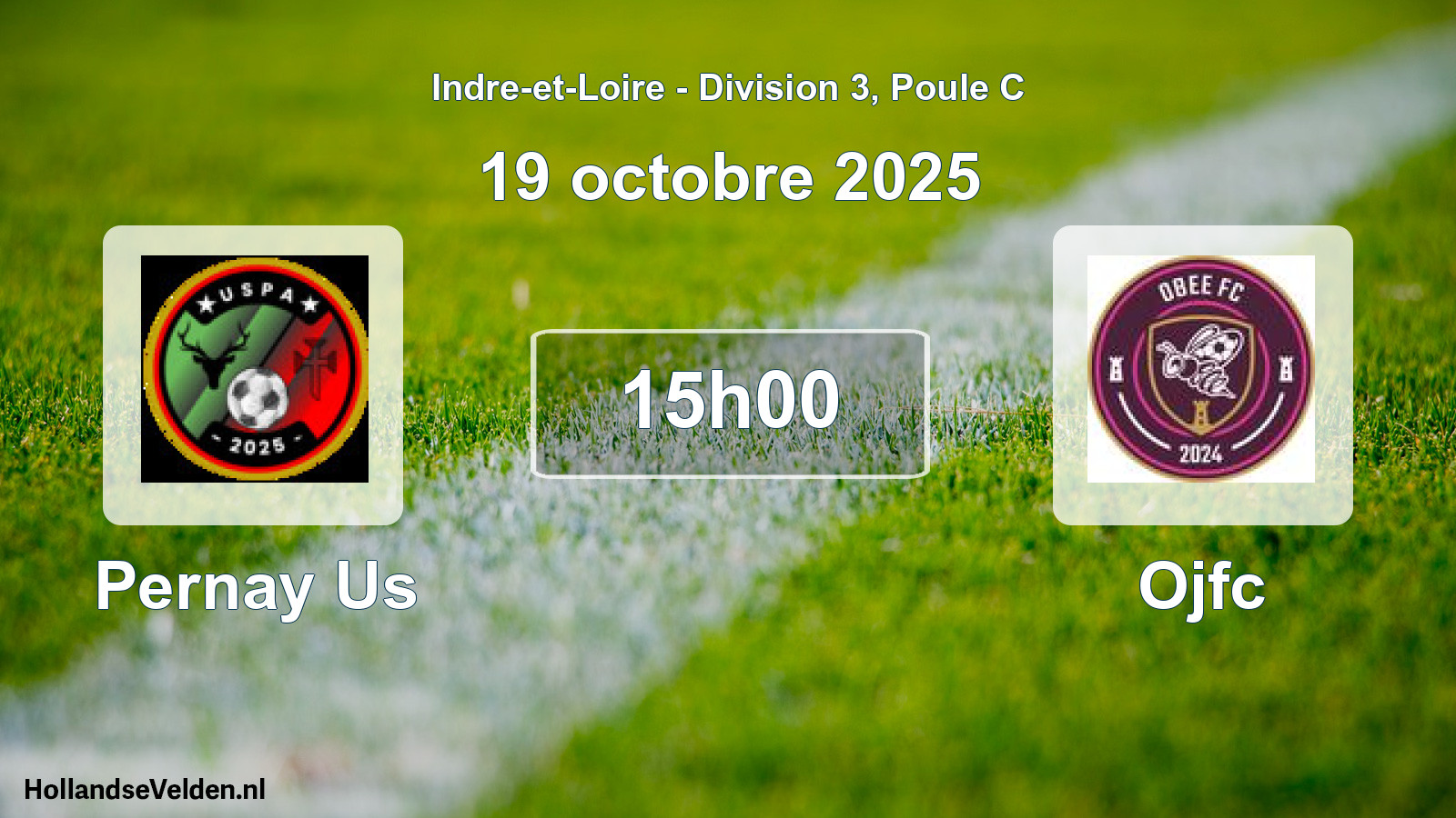 Scheduled Match: Pernay Us - Ojfc (19 October 2025)