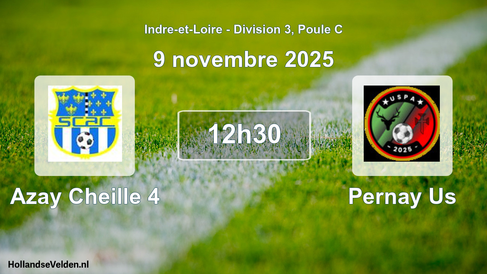 Geplande wedstrijd: Azay Cheille 4 - Pernay Us (9 novembre 2025)