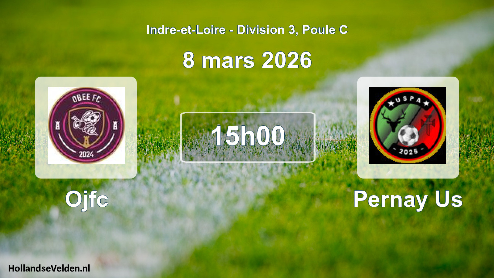 Scheduled Match: Ojfc - Pernay Us (8 March 2026)