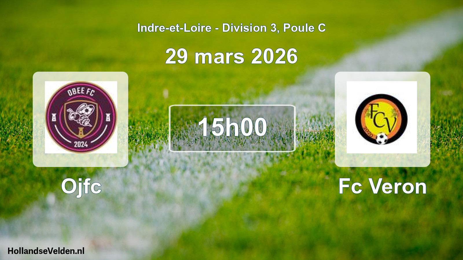 Geplande wedstrijd: Ojfc - Fc Veron (29 mars 2026)