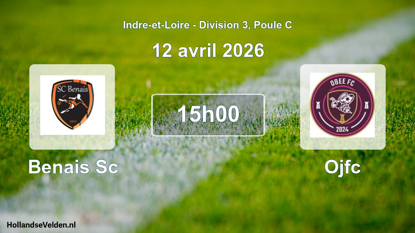 Scheduled Match: Benais Sc - Ojfc (12 April 2026)