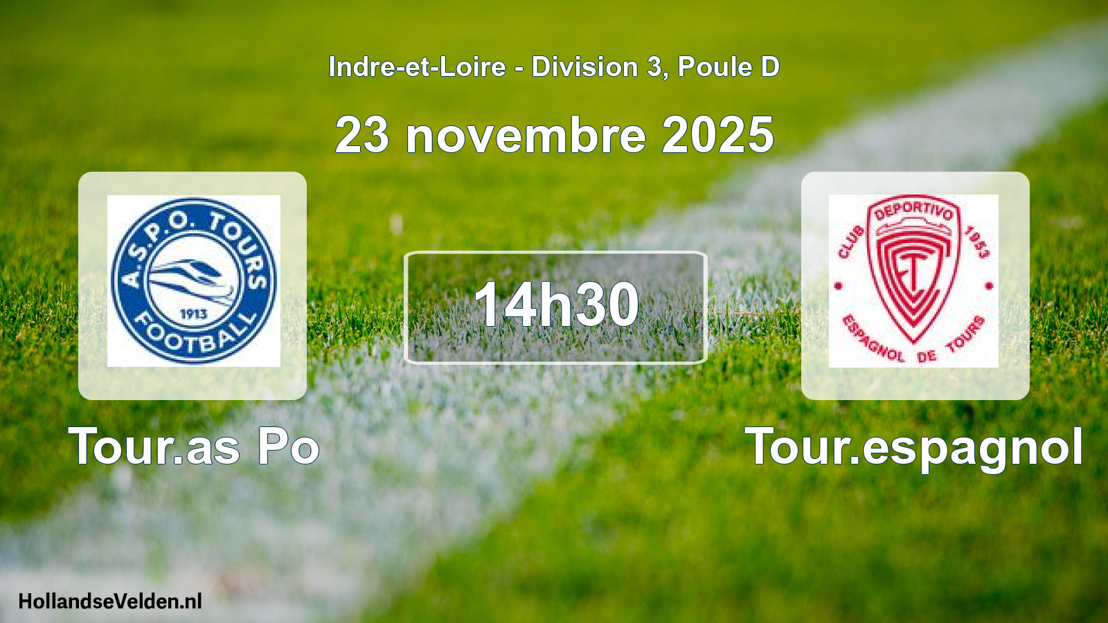 Geplande wedstrijd: Tour.as Po - Tour.espagnol (23 novembre 2025)
