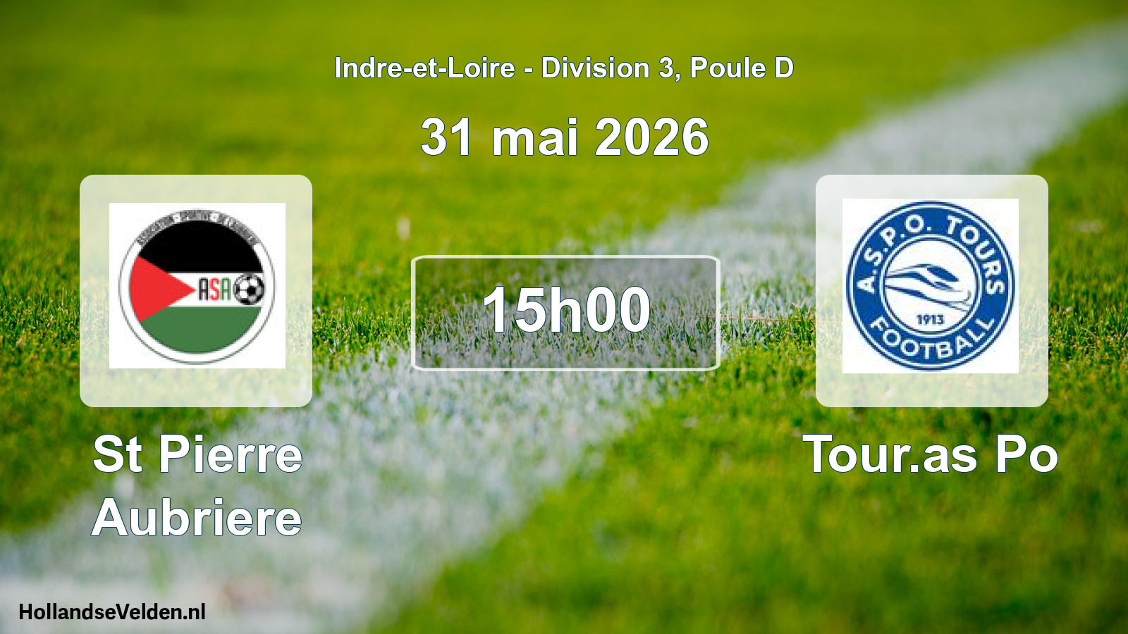 Geplande wedstrijd: St Pierre Aubriere - Tour.as Po (31 mei 2026)