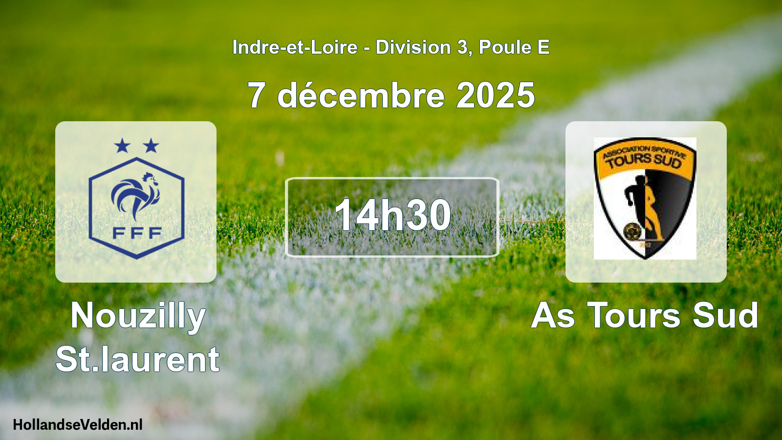 Geplande wedstrijd: Nouzilly St.laurent - As Tours Sud (7 december 2025)