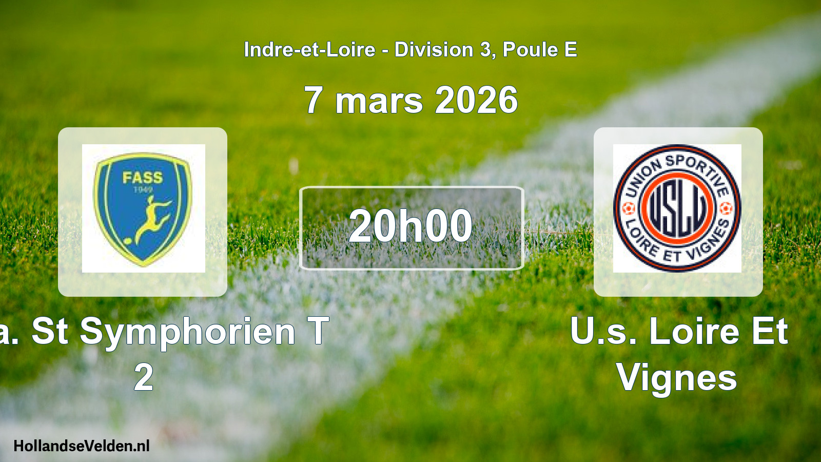 Scheduled Match: F.a. St Symphorien T 2 - U.s. Loire Et Vignes (7 March 2026)