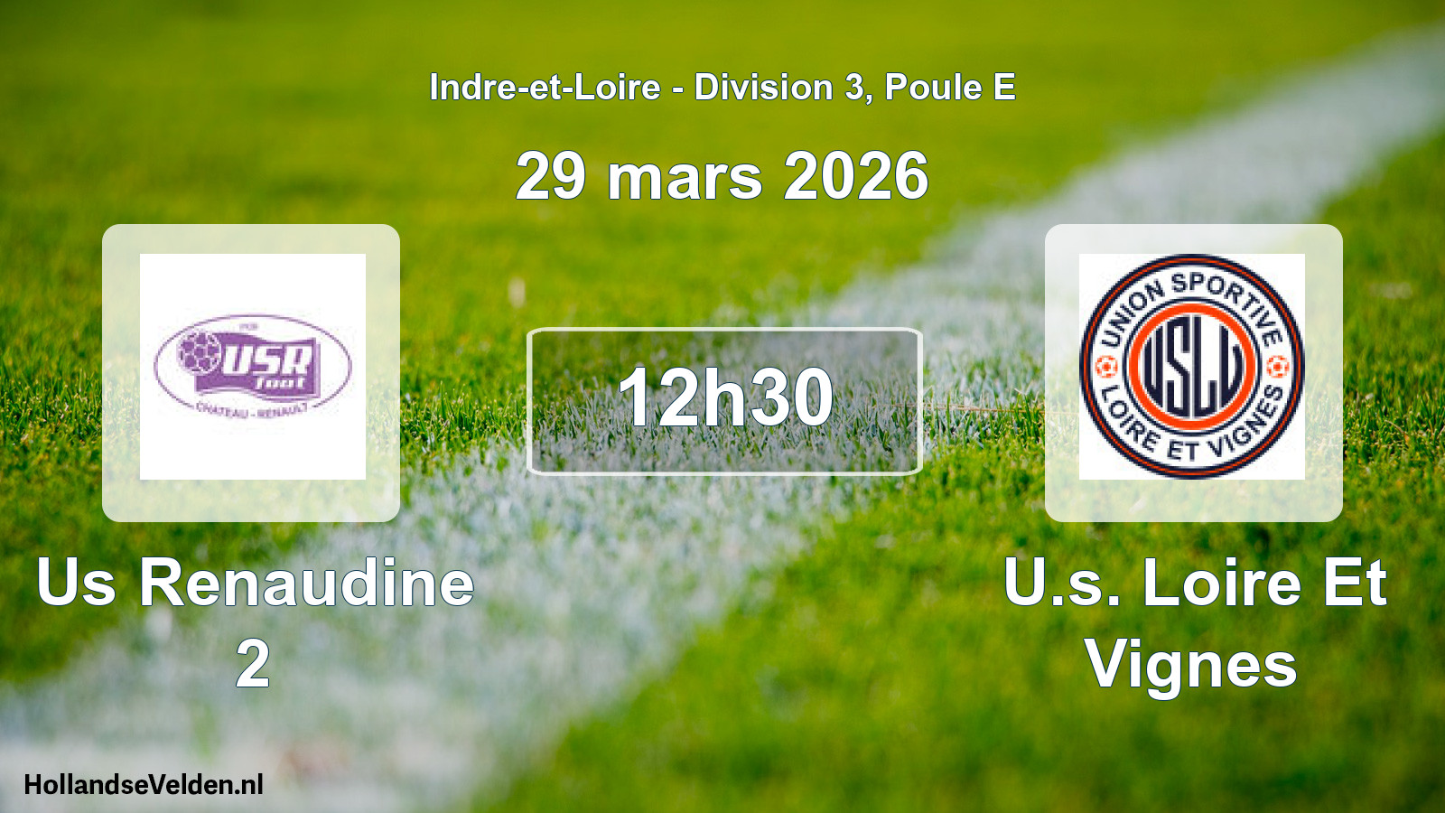 Geplande wedstrijd: Us Renaudine 2 - U.s. Loire Et Vignes (29 maart 2026)