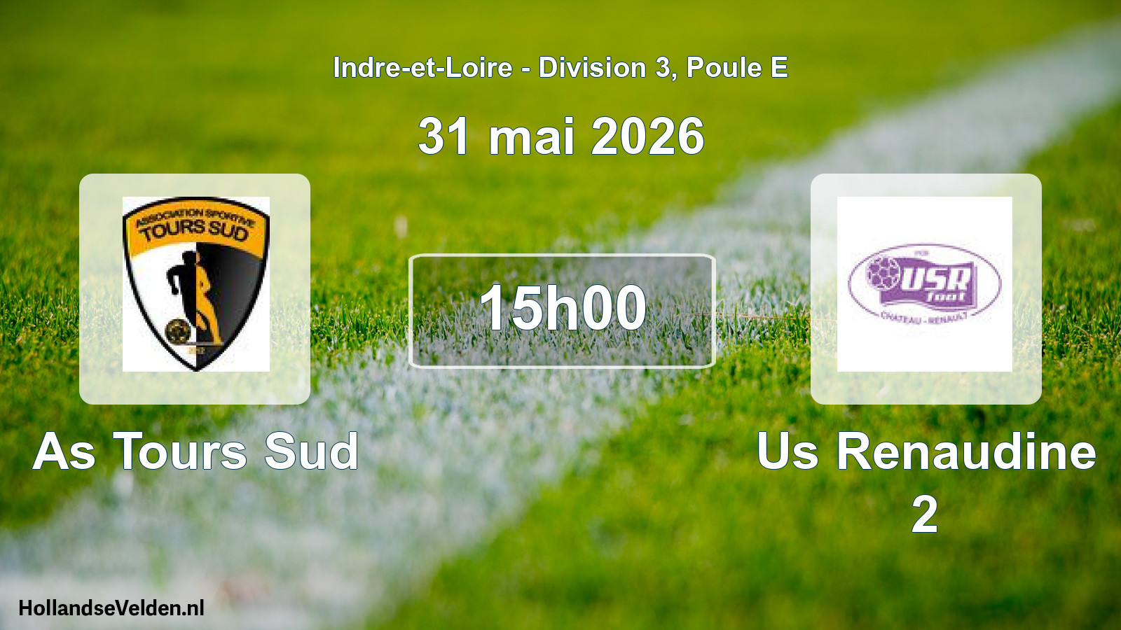 Scheduled Match: As Tours Sud - Us Renaudine 2 (31 May 2026)
