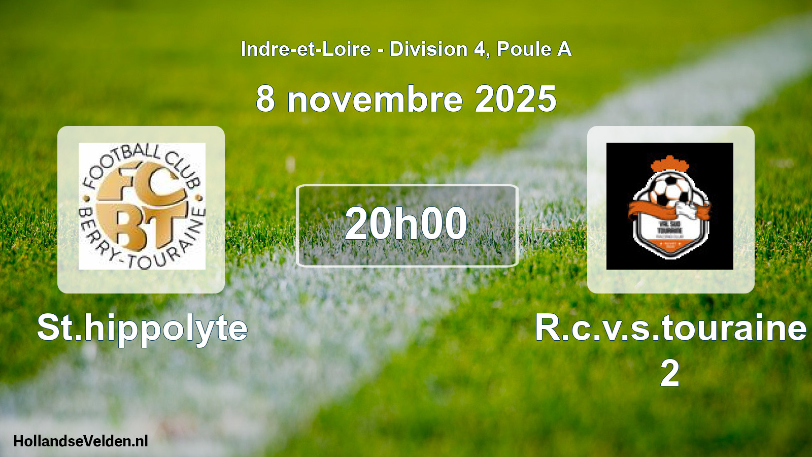 Scheduled Match: St.hippolyte - R.c.v.s.touraine 2 (8 November 2025)