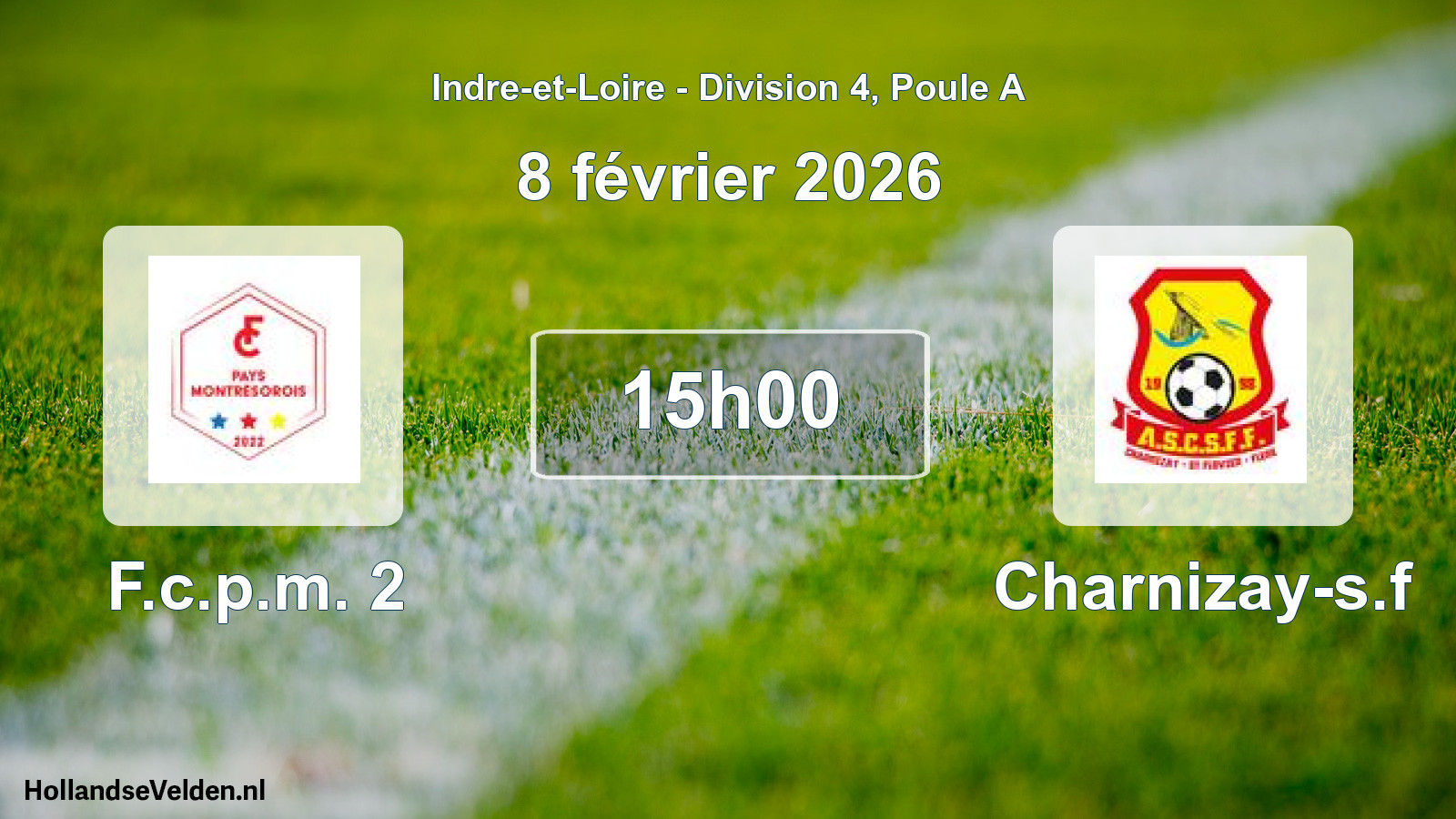 Scheduled Match: F.c.p.m. 2 - Charnizay-s.f (8 February 2026)