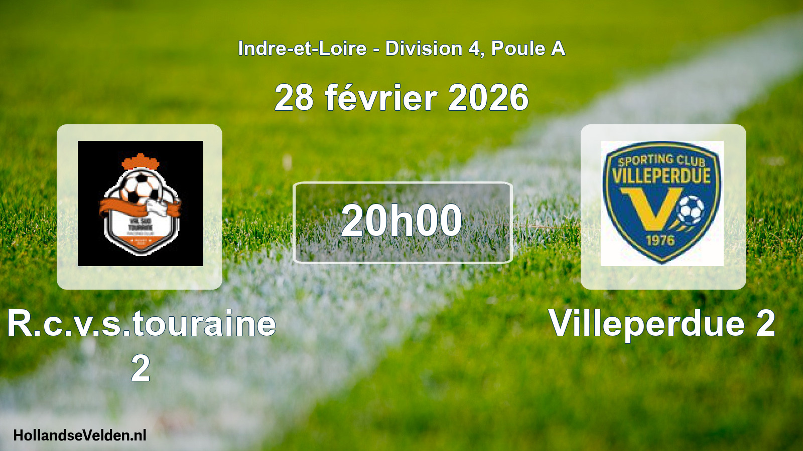 Scheduled Match: R.c.v.s.touraine 2 - Villeperdue 2 (28 February 2026)