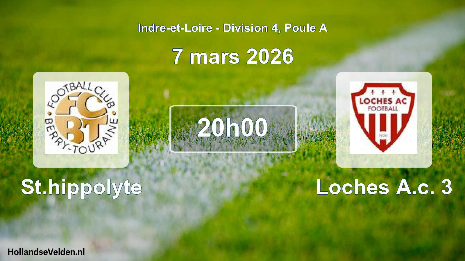 Scheduled Match: St.hippolyte - Loches A.c. 3 (7 March 2026)