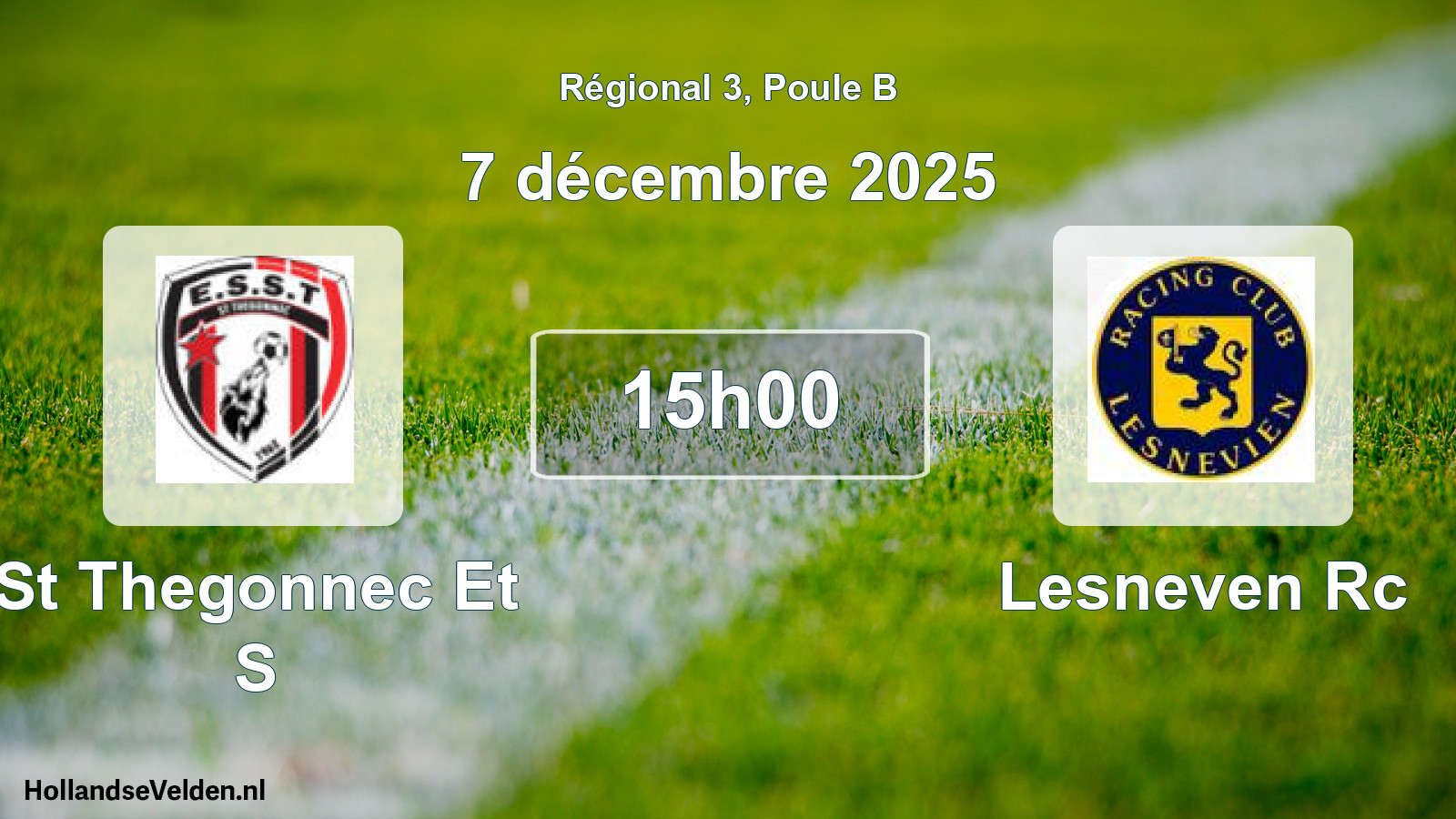 Geplande wedstrijd: St Thegonnec Et S - Lesneven Rc (7 december 2025)