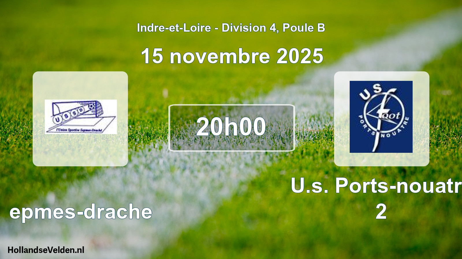 Geplande wedstrijd: Sepmes-drache - U.s. Ports-nouatre 2 (15 novembre 2025)