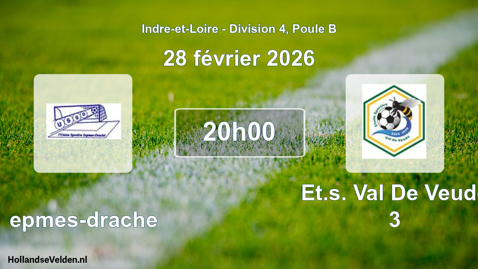 Scheduled Match: Sepmes-drache - Et.s. Val De Veude 3 (28 February 2026)