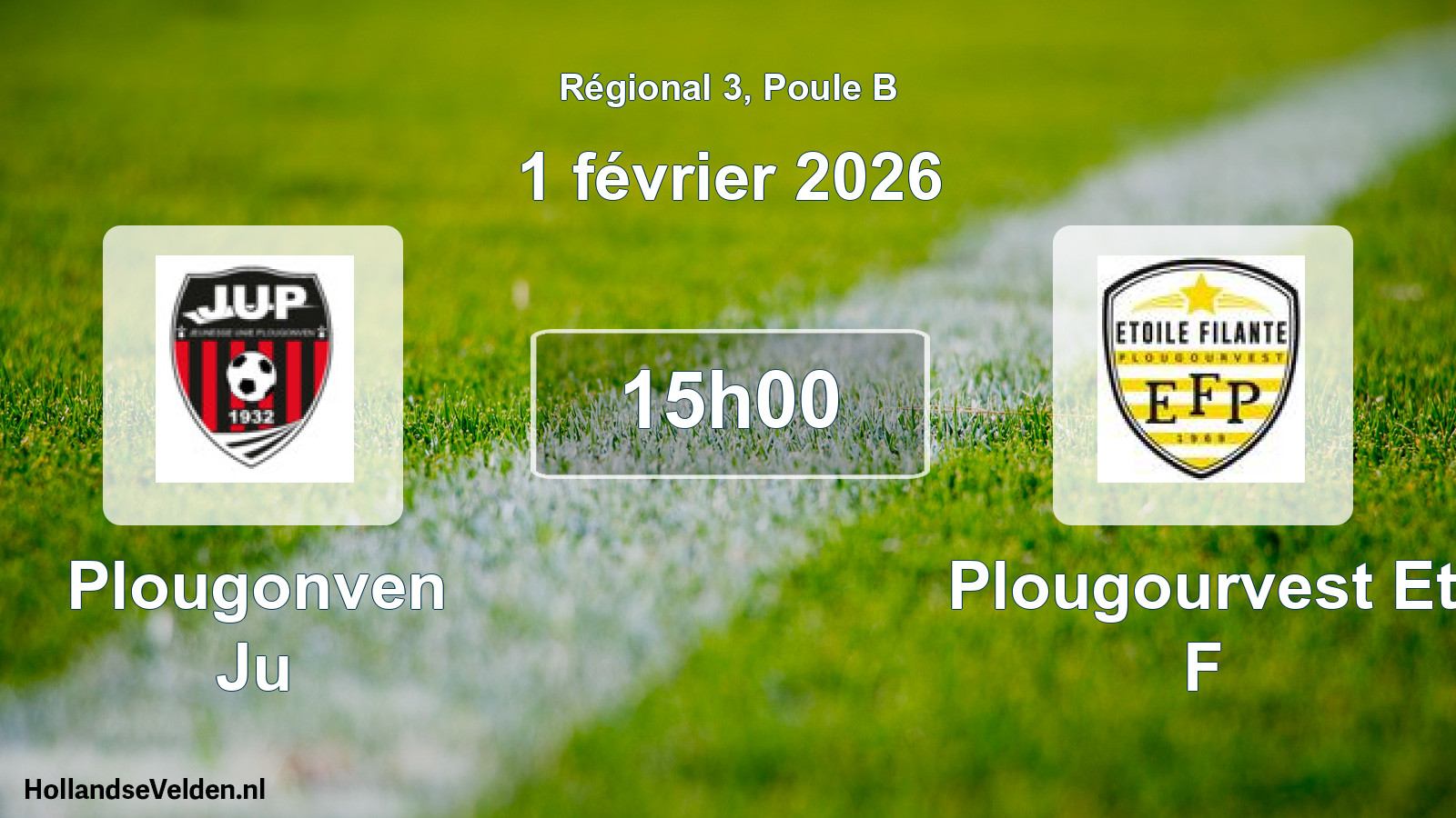 Scheduled Match: Plougonven Ju - Plougourvest Et F (1 February 2026)