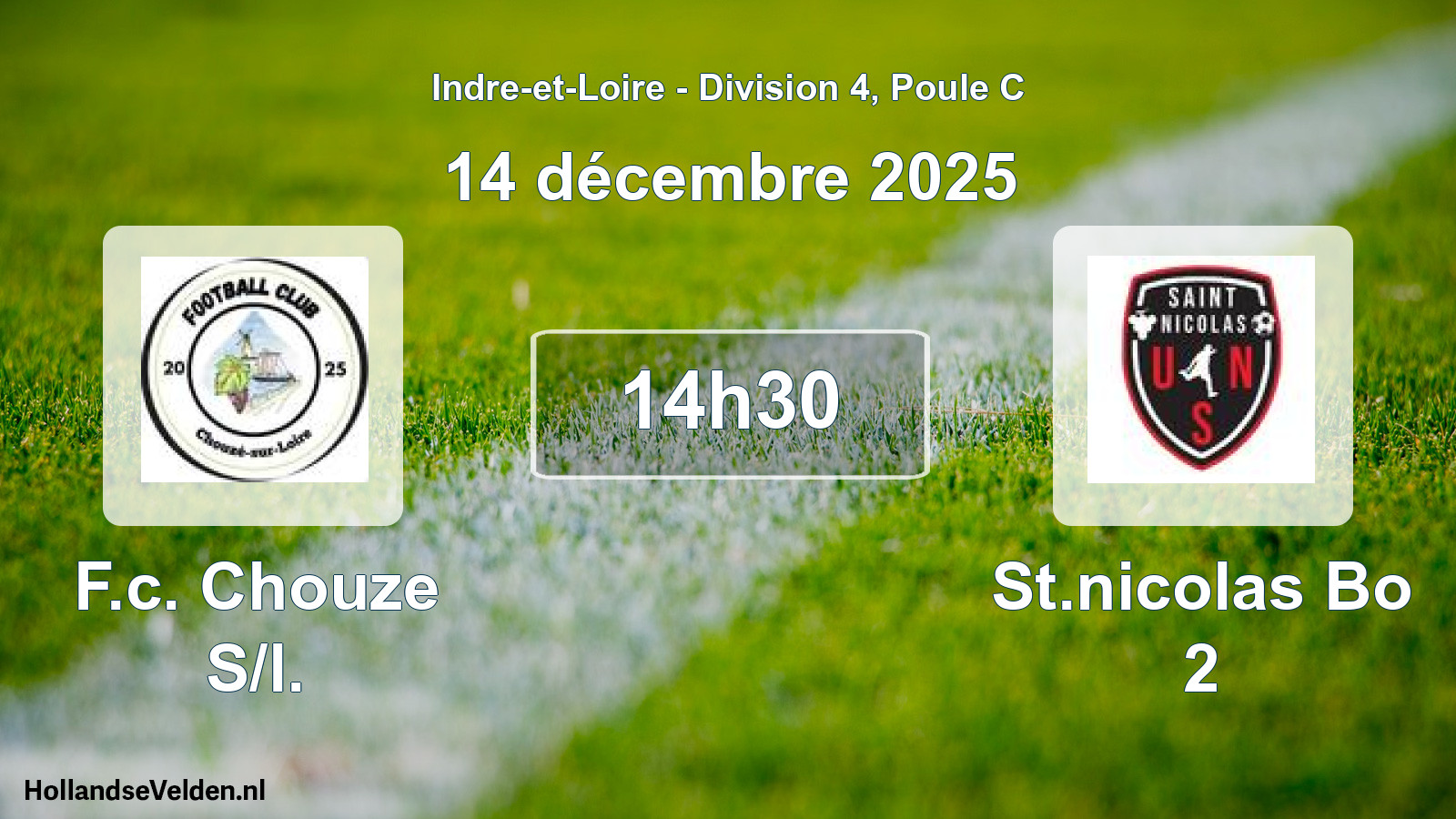 Scheduled Match: F.c. Chouze S/l. - St.nicolas Bo 2 (14 December 2025)