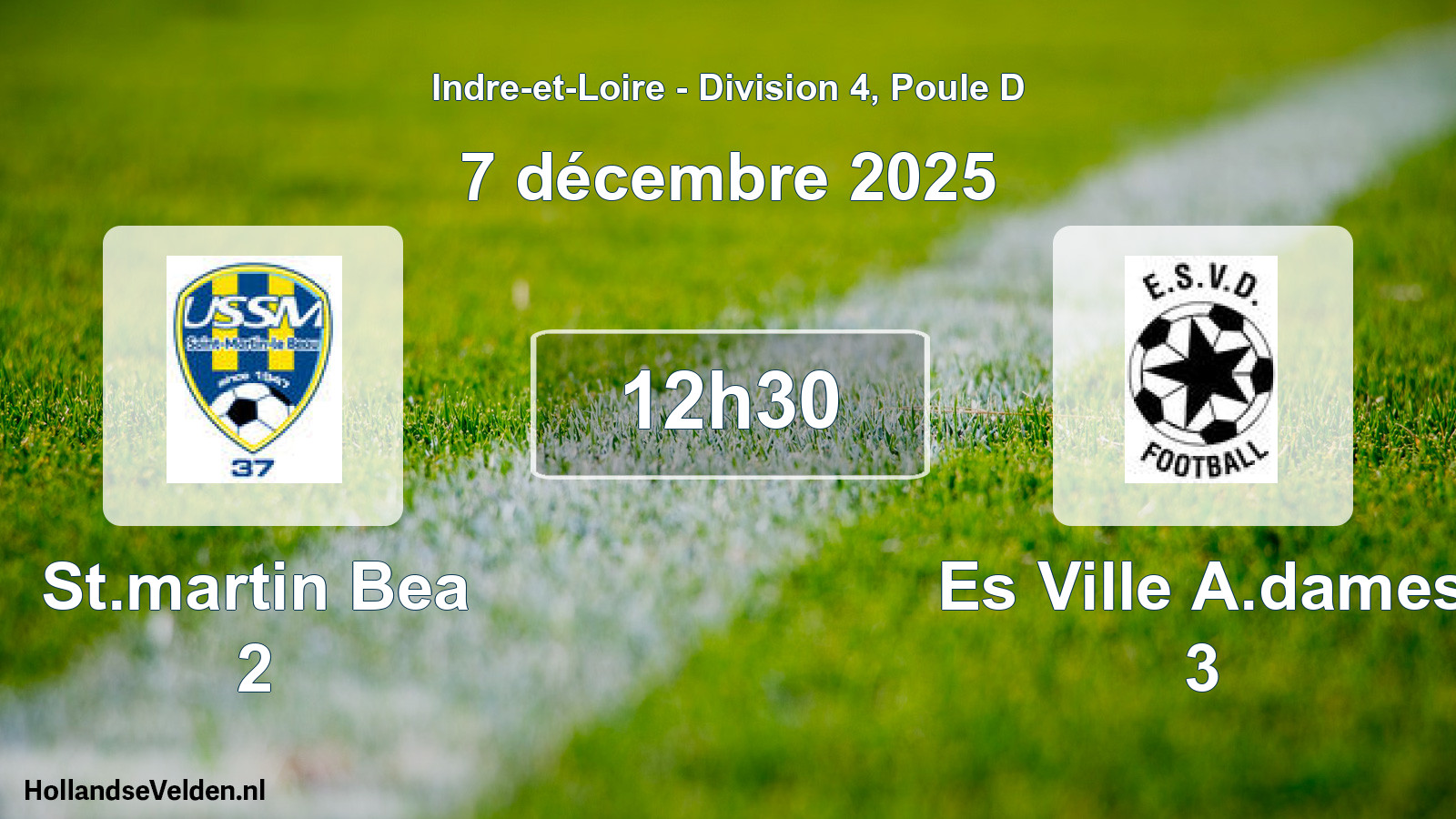 Scheduled Match: St.martin Bea 2 - Es Ville A.dames 3 (7 December 2025)