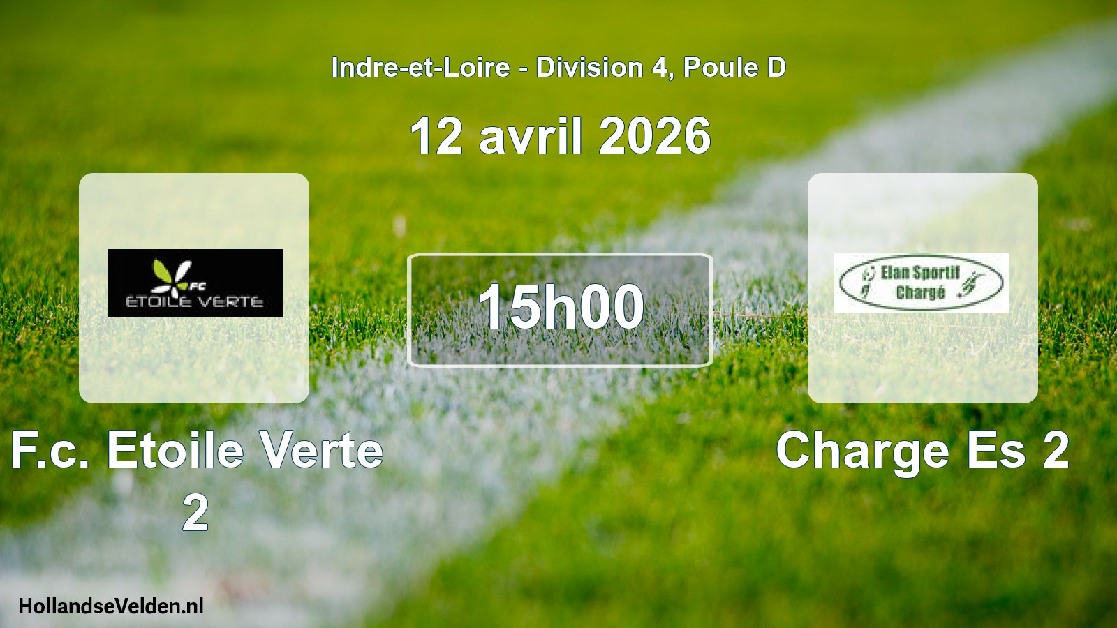 Scheduled Match: F.c. Etoile Verte 2 - Charge Es 2 (12 April 2026)