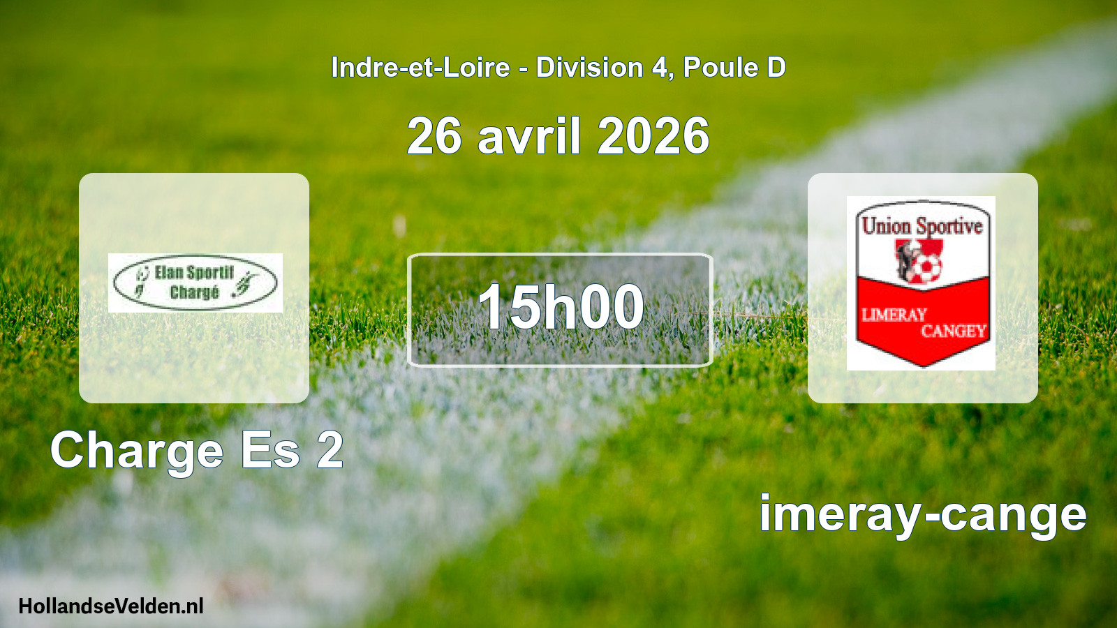 Scheduled Match: Charge Es 2 - Limeray-cange (26 April 2026)