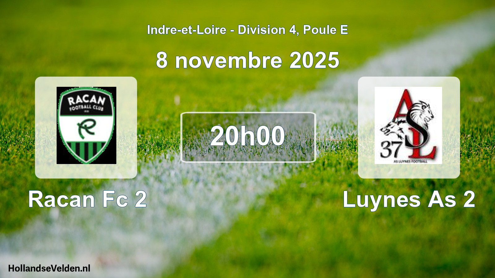 Scheduled Match: Racan Fc 2 - Luynes As 2 (8 November 2025)