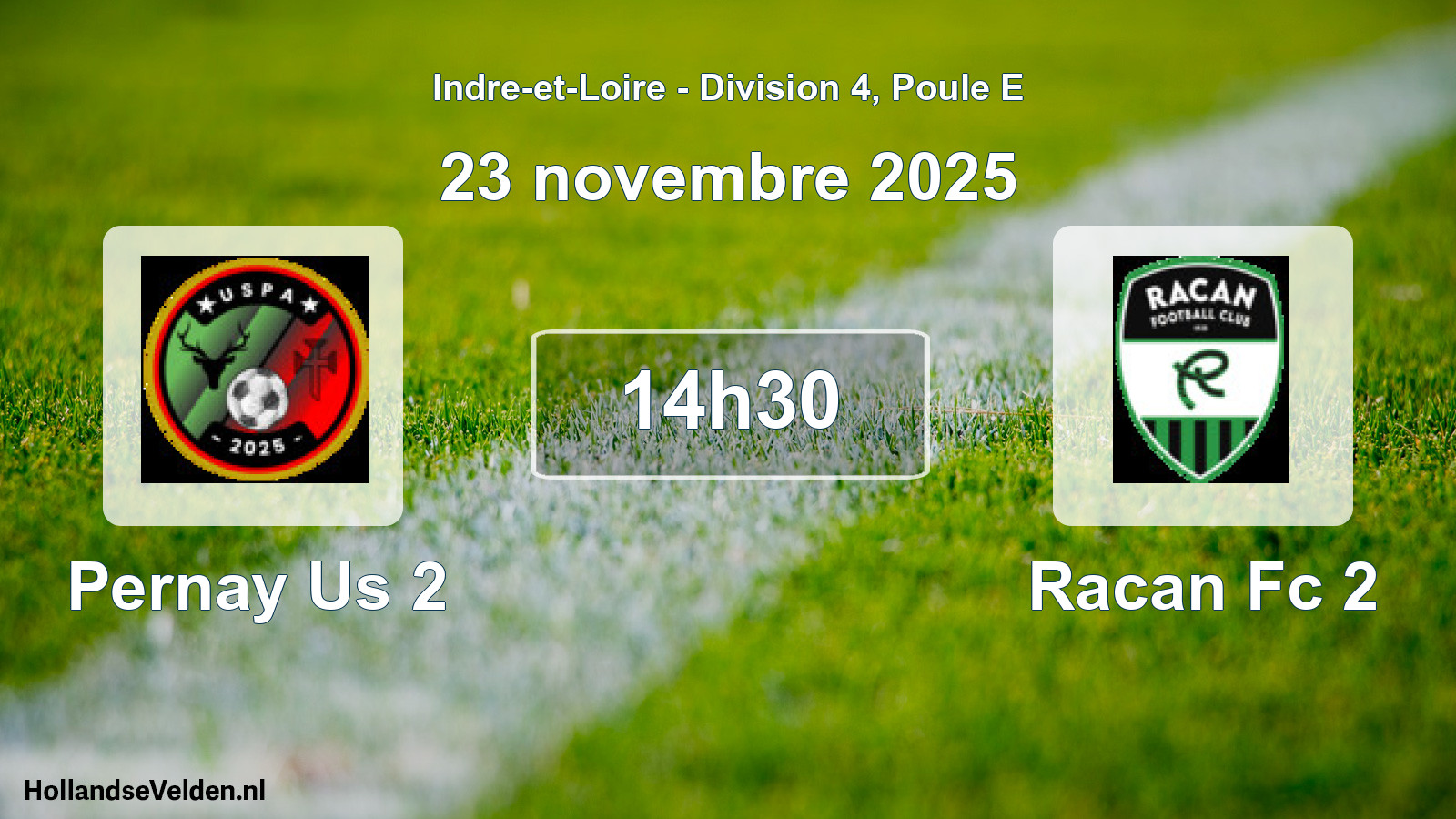 Scheduled Match: Pernay Us 2 - Racan Fc 2 (23 November 2025)