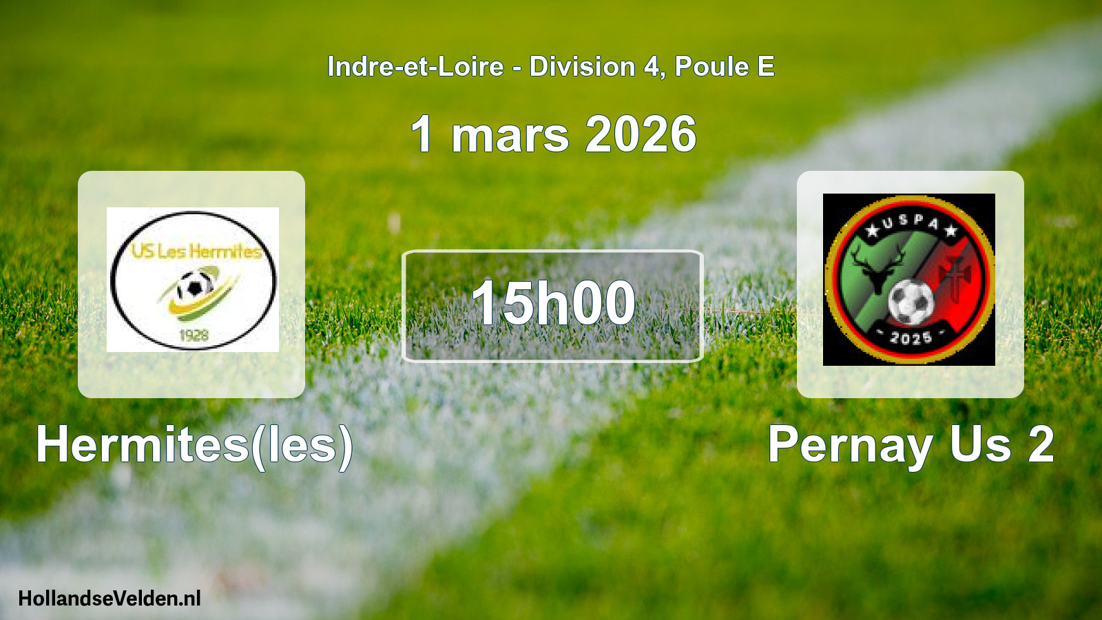 Scheduled Match: Hermites(les) - Pernay Us 2 (1 March 2026)
