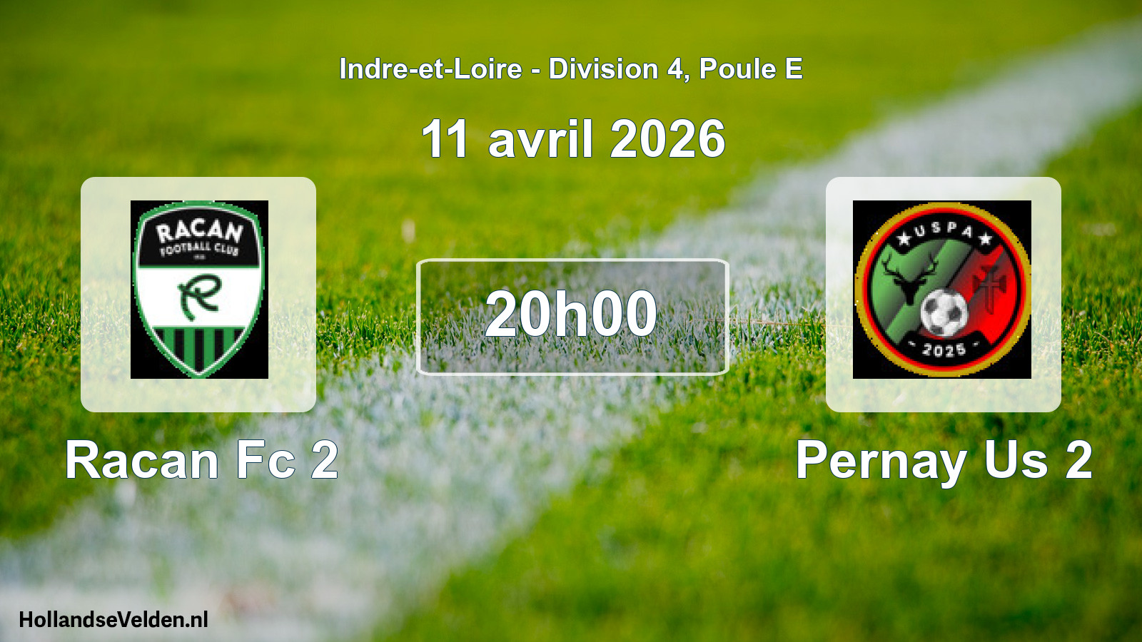 Scheduled Match: Racan Fc 2 - Pernay Us 2 (11 April 2026)