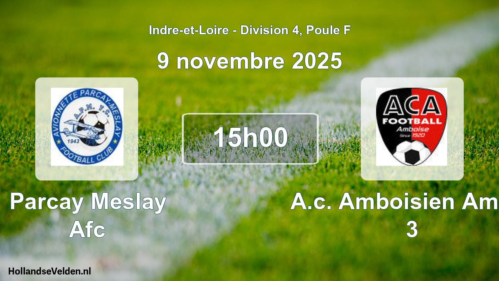 Scheduled Match: Parcay Meslay Afc - A.c. Amboisien Amboi 3 (9 November 2025)