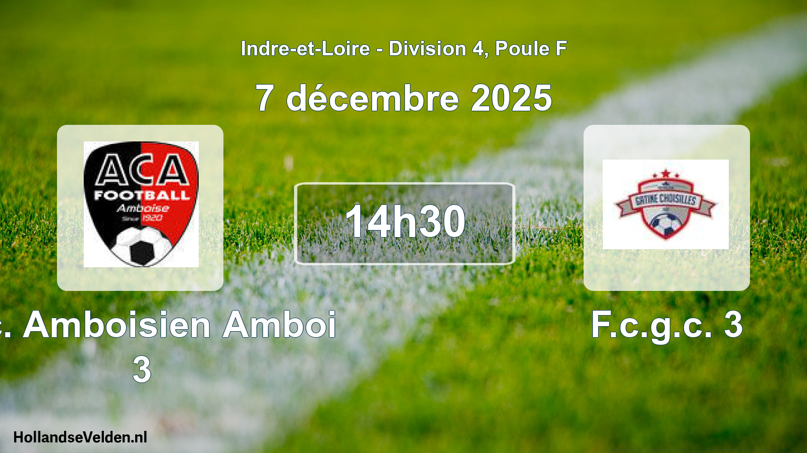 Scheduled Match: A.c. Amboisien Amboi 3 - F.c.g.c. 3 (7 December 2025)