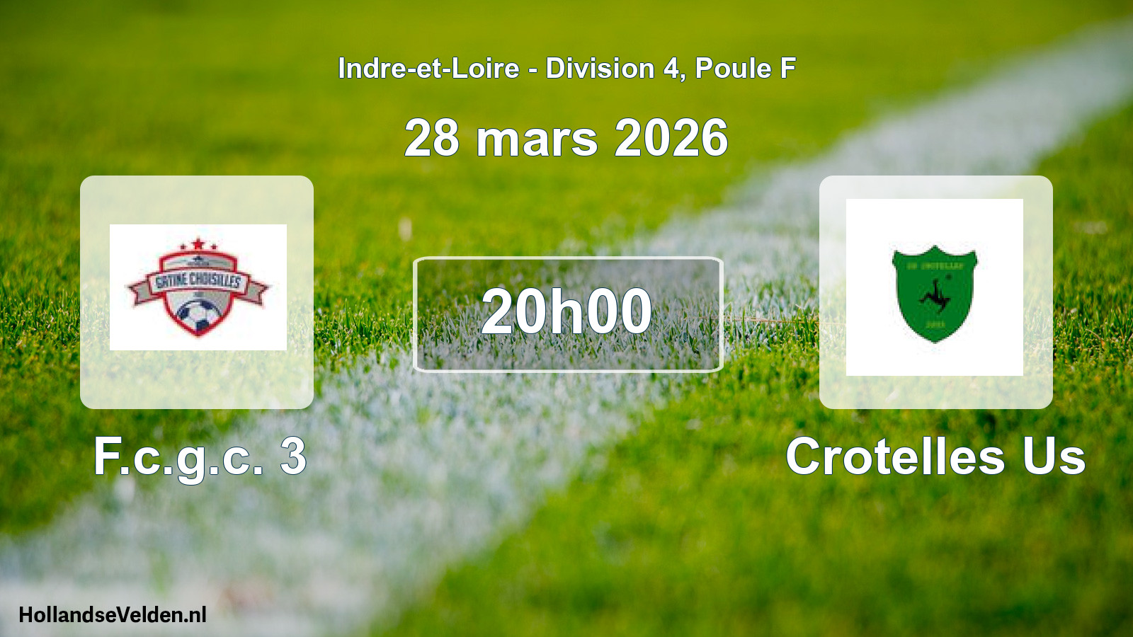 Scheduled Match: F.c.g.c. 3 - Crotelles Us (28 March 2026)